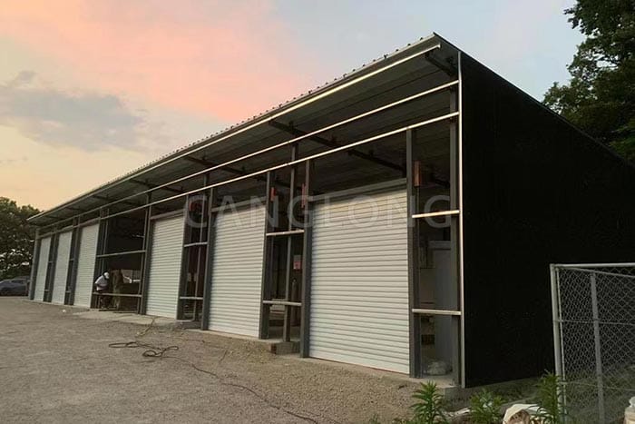 Japanese prefabricated metal garage