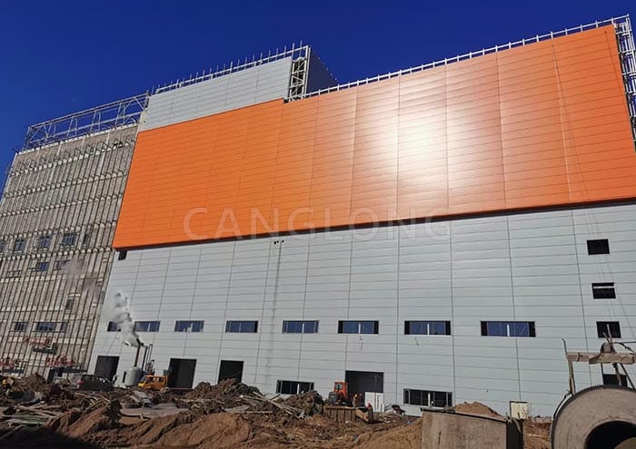 polyurethane panel power plant