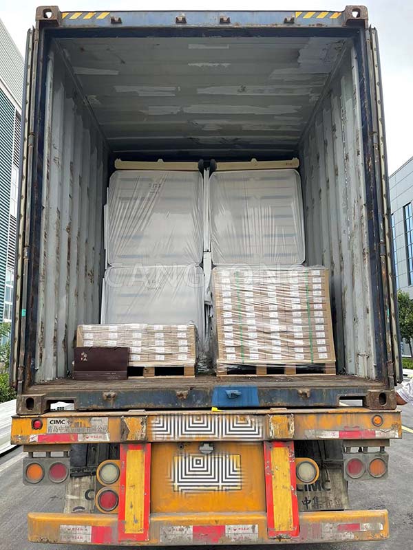 PU roof panels shipped