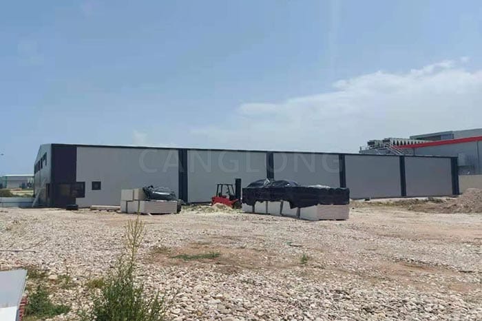 steel warehouse building