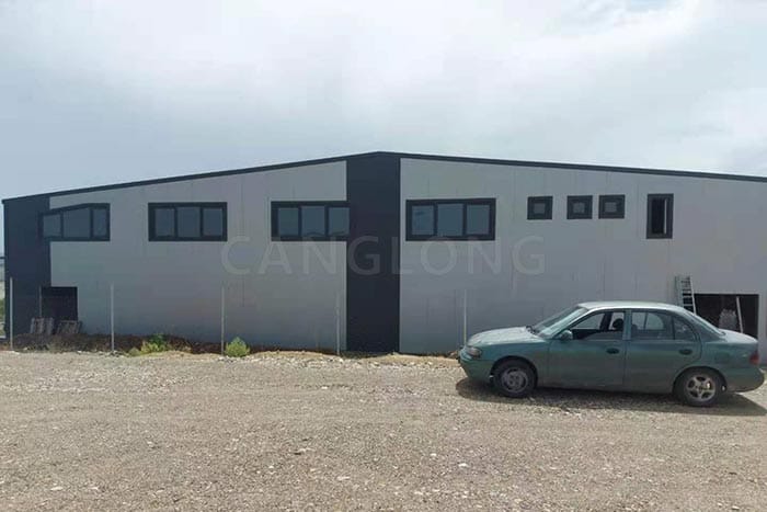 steel warehouse building