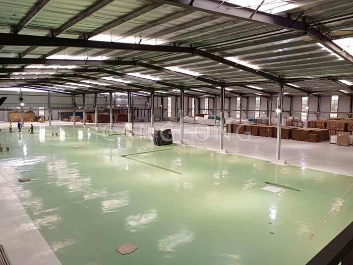 large industrial plant