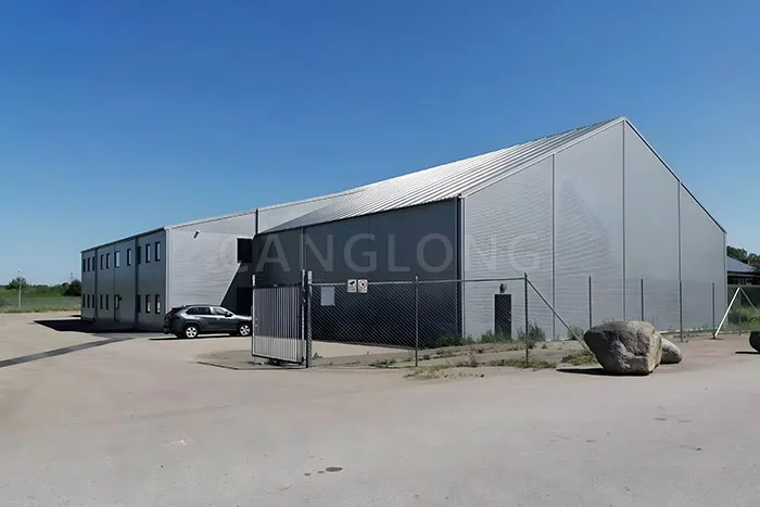 Indoor tennis court in Sweden Indoor tennis court in Sweden