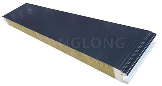 PU Edge Sealing Rock Wool Wall Panel
