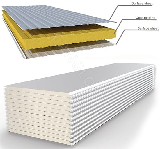 50mm Thickness PU Panel Wall