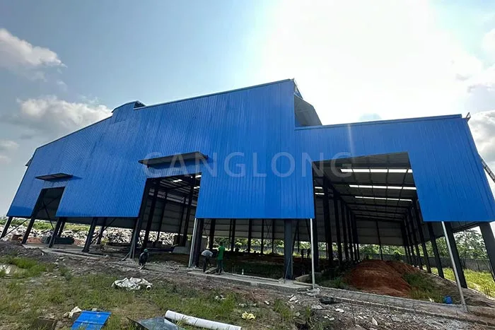 1848 square meter furnace warehouse in Gabon 1848 square meter furnace warehouse in Gabon