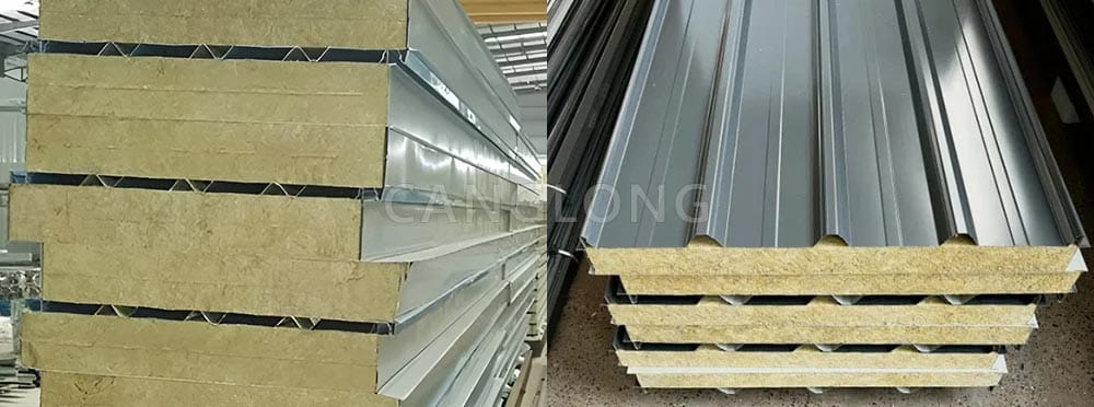 Rock Wool Insulated Roof Panel