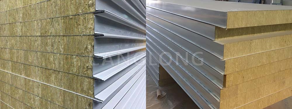 Rock Wool Sandwich Wall Panels