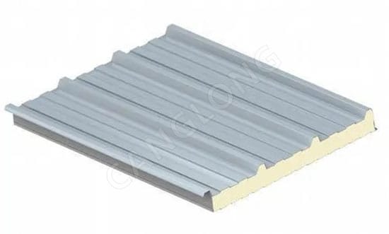 PU four waves roof sandwich panels