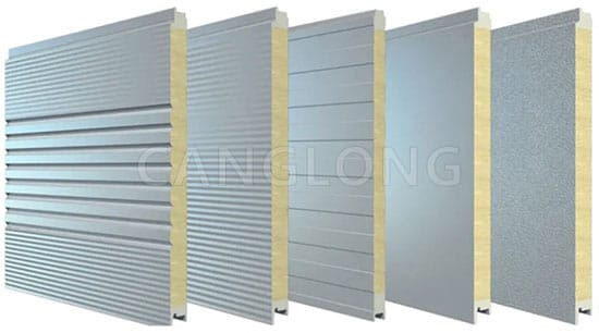 Polyurethane Sealing Rockwool Sandwich Panel