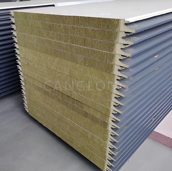 rock wool sandwich polyurethane edge banding board