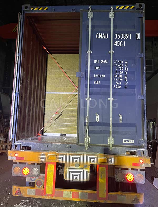 50mm thick rock wool sandwich wall panels