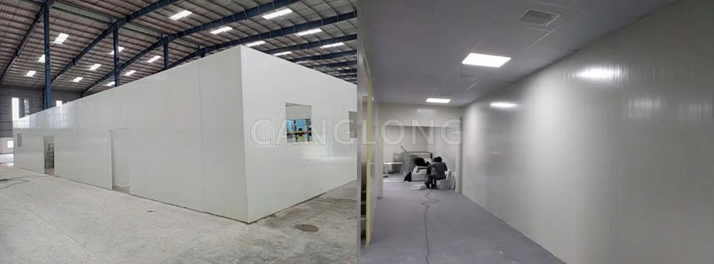 PUF panel partition wall