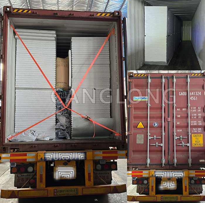 eps foam sandwich panels shipment