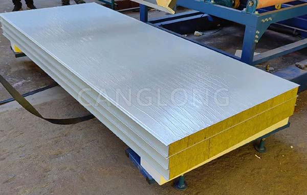 mineral wool insulated facade panels