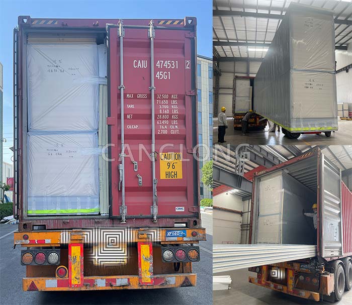 75mm thick pu cold room panel