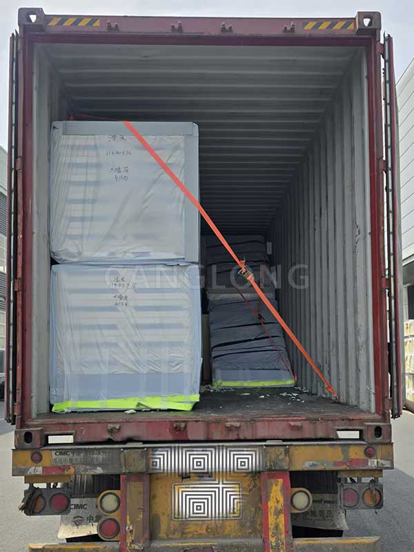 50mm large wall grey pu panels for workshop shipped to Montenegro 50mm large wall grey pu panels for workshop shipped to Montenegro
