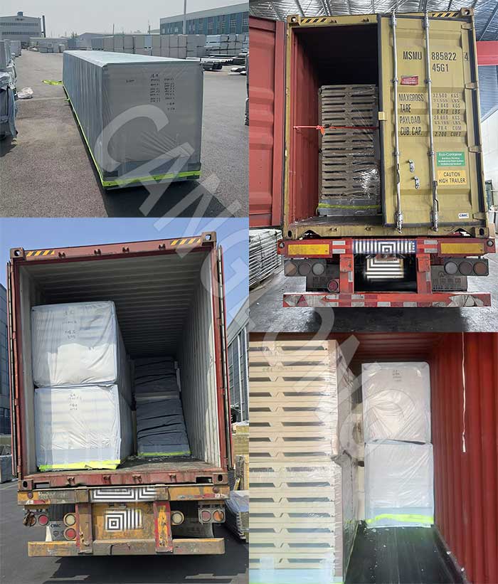 50mm thick large wall grey pu panels