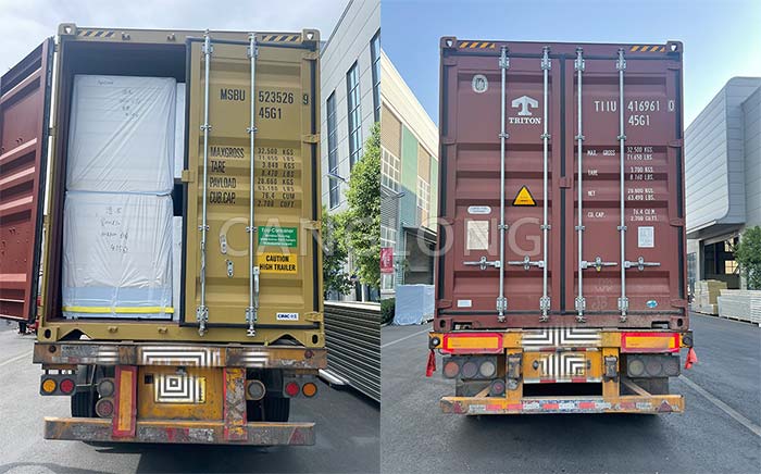 100mm polyurethane wall panels shipped