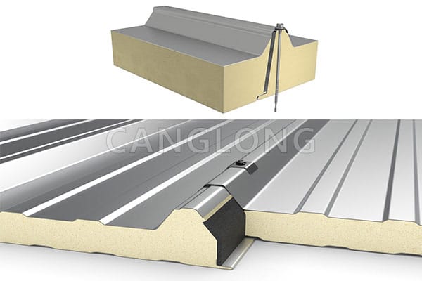 PU sandwich roof panel
