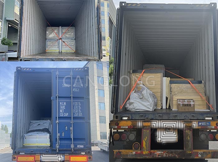 PU wall sandwich panels delivery