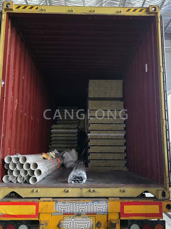 Rock wool insulation panels for warehouses shipped to Bosnia and Herzegovina Rock wool insulation panels for warehouses shipped to Bosnia and Herzegovina