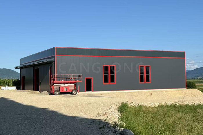 625 sqm prefab warehouse in Bosnia and Herzegovina 625 sqm prefab warehouse in Bosnia and Herzegovina