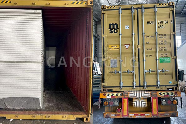 EPS composite panel shipment