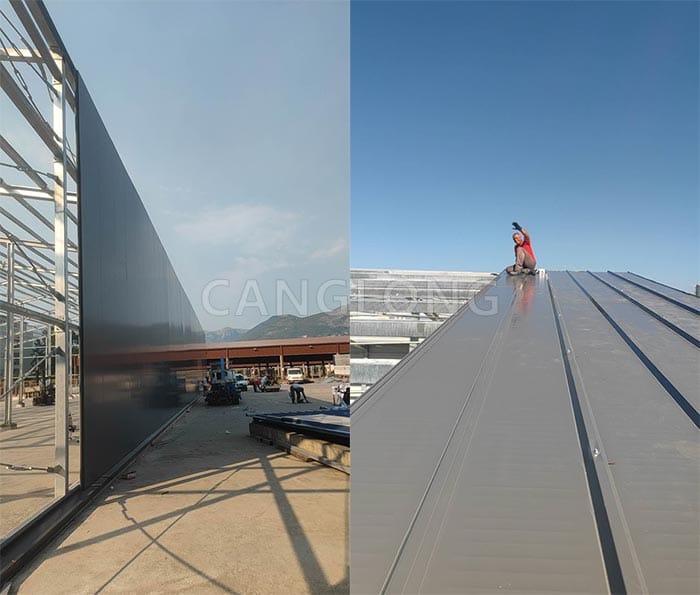 Montenegro galvanized steel workshop