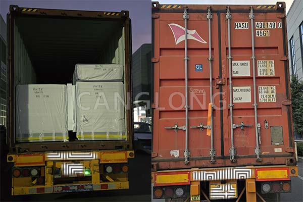 polyurethane sandwich panels shipment