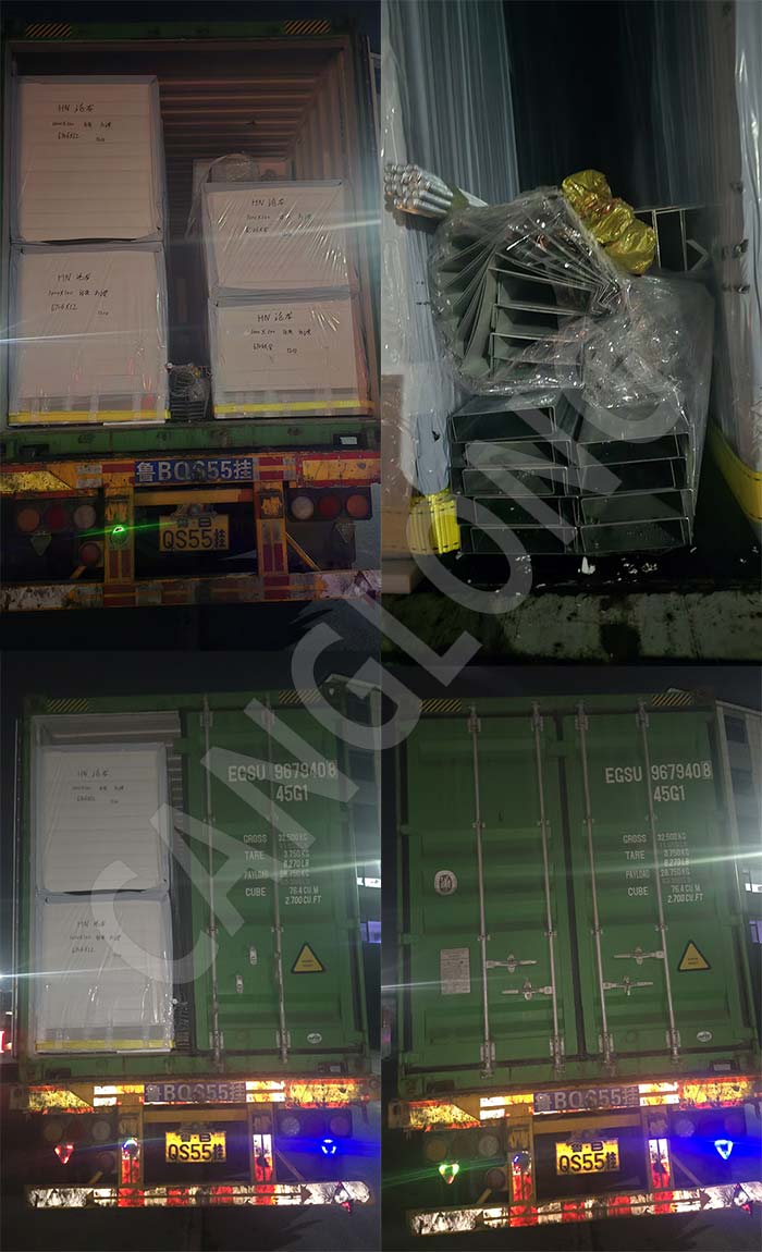 PU cold room panel shipment