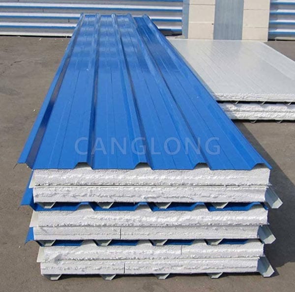 Types of roof sandwich insulation panels