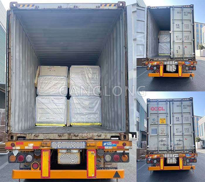 PU roof panels and wall panels shipment