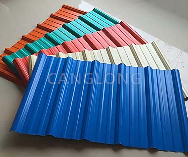 Single-Layer Corrugated Steel Sheets