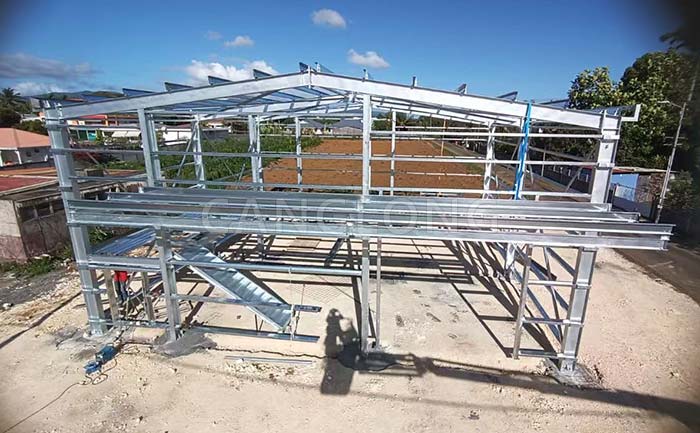 Galvanized steel structure warehouse