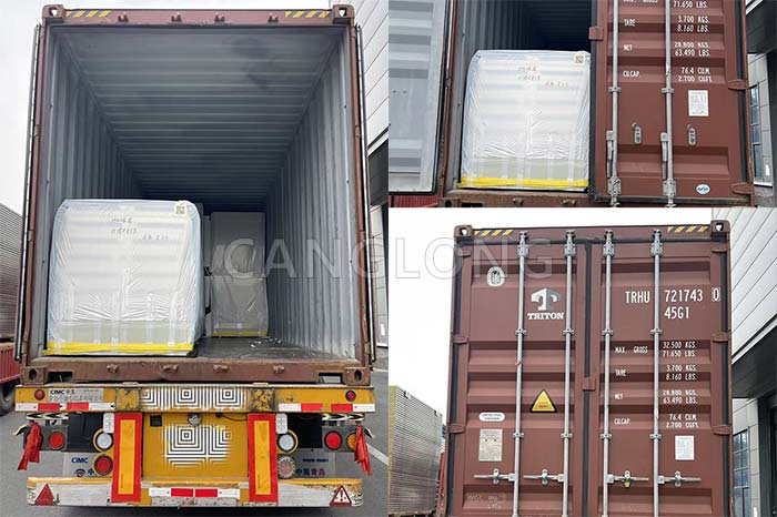 PIR sandwich panels packaged and shipped