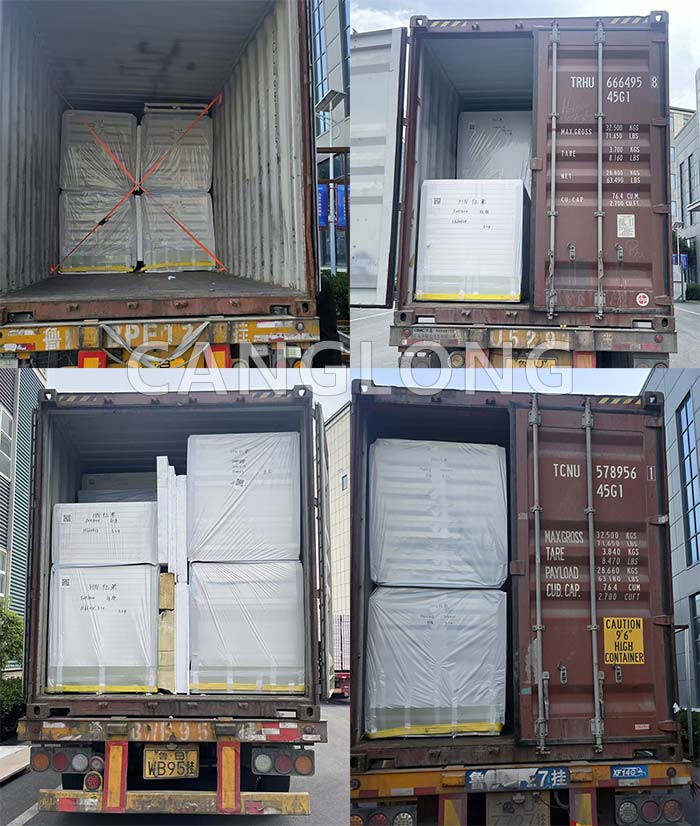 PU sandwich panels shipment