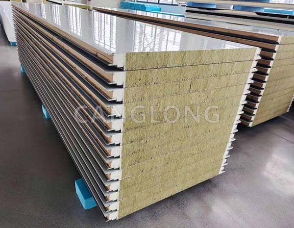 Polyurethane Edge-Sealed Rock Wool Sandwich Panels