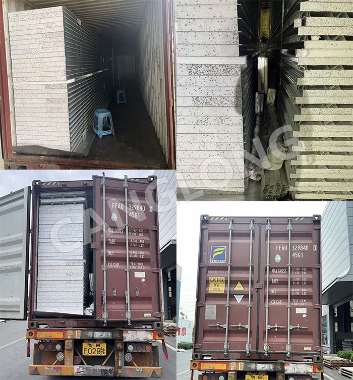 fire-rated eps core panels shipped