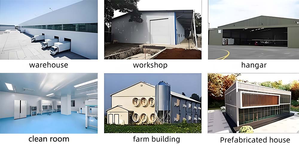 silica rock sandwich panel building