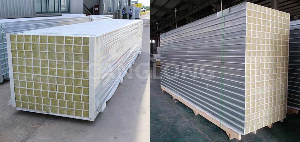 Rock Wool Core Magnesium Oxide Fireproof Panels