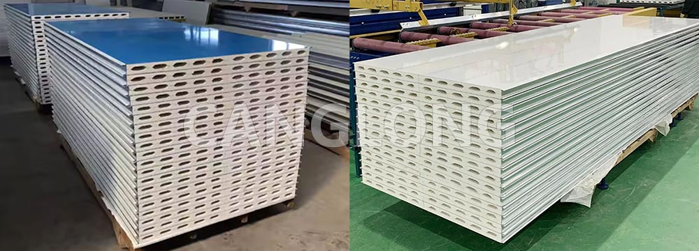 Magnesium Oxysulfide Sandwich Panel