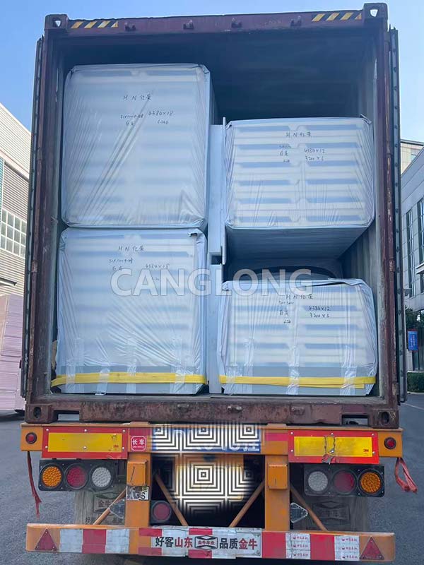 polyurethane roof panels shipment