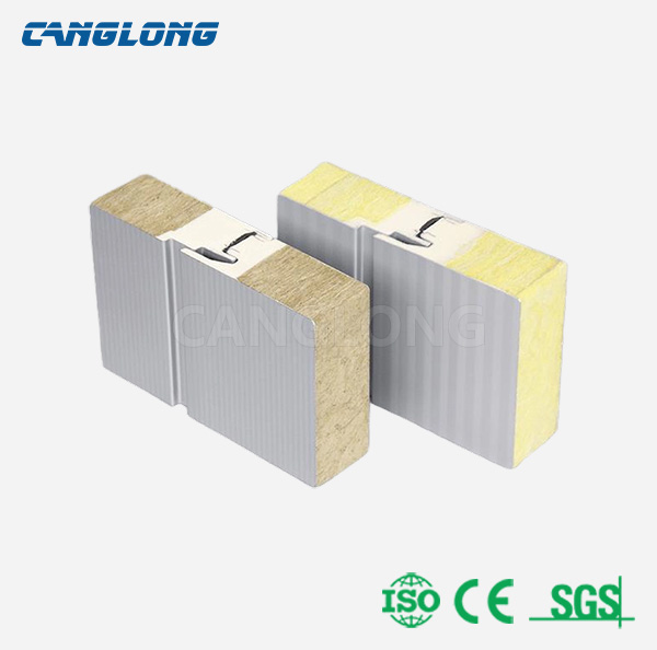 Polyurethane Edge Sealing Rock Wool Composite Board Polyurethane Edge Sealing Rock Wool Composite Board