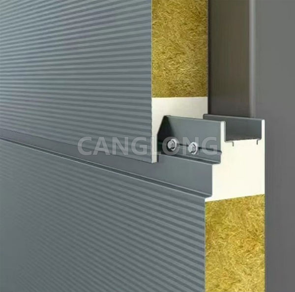 PU Edge-Sealed Rock Wool Panel