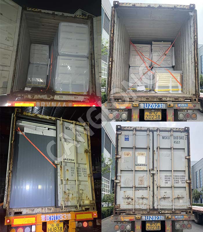 PUF sandwich panels shipped